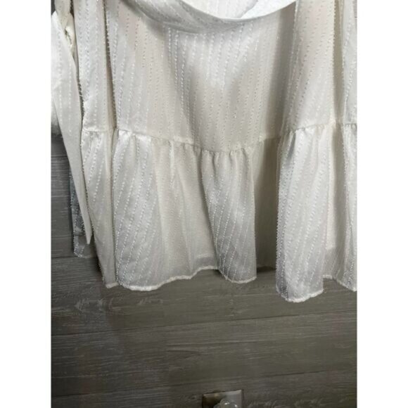 Michael Kors Puff Sleeve‎ Mini Dress White Small - Picture 3 of 7